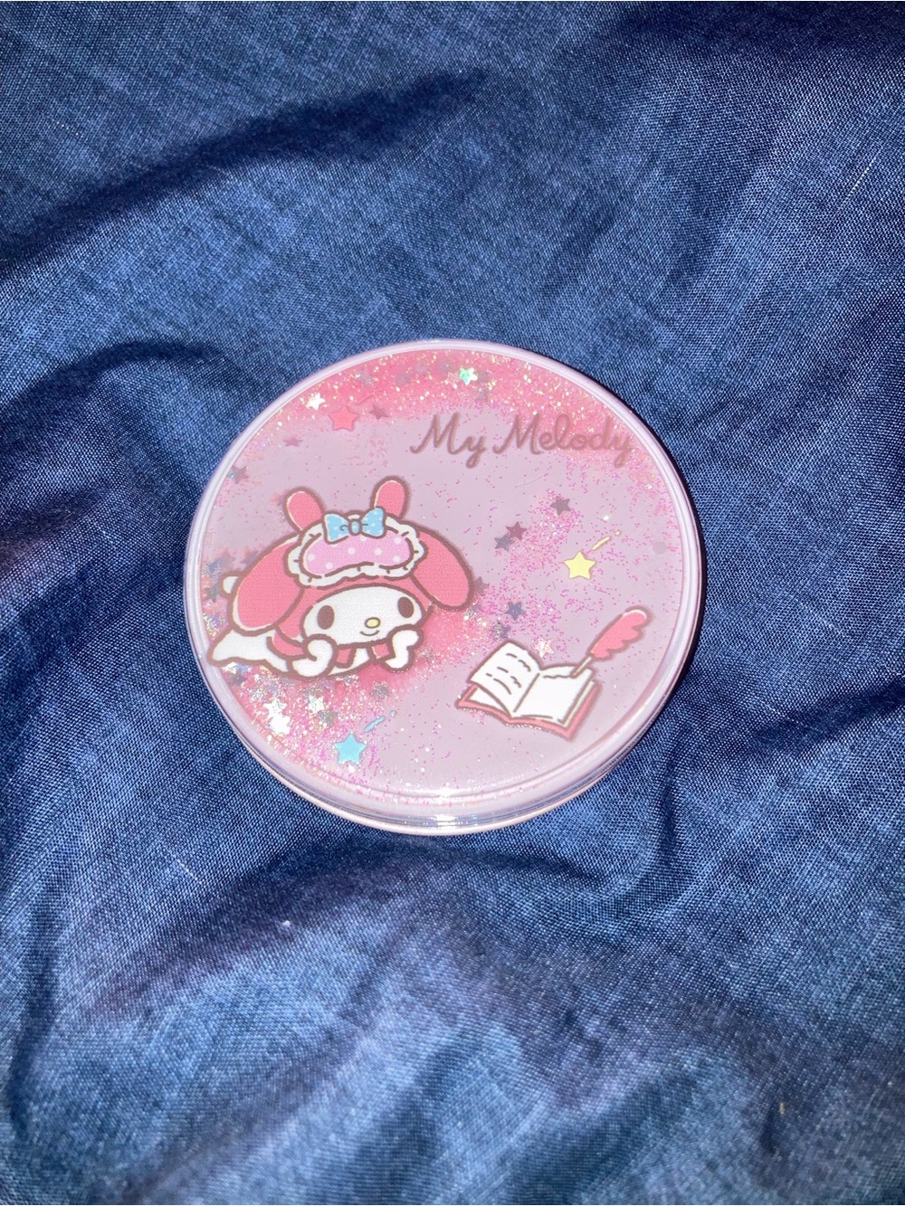 Sanrio My Melody Pink Glitter Pocket Mirror